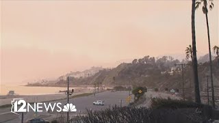 LIVE: 12News journalist Troy Hayden shows damage on the ground as fires rage on in California