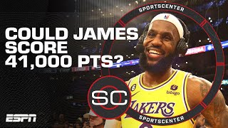 LeBron could end up with 41,000 points - Vince Carter reacts to the King's scoring record | SC