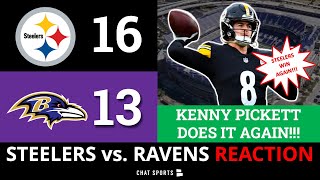 STILL ALIVE: Steelers News & Rumors After WIN vs. Ravens | Kenny Pickett Saves The Season Yet Again