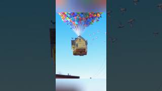 Up: The House That Flew with Balloons  Pixar Magic