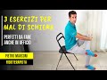 3 ESERCIZI per il tuo MAL DI SCHIENA (da fare seduti!)