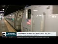 overhead power issues causes delays on amtrak trains from philly to ny