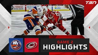 FULL HIGHLIGHTS: Game 2 - New York Islanders vs. Carolina Hurricanes