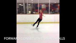 Forward Consecutive Swing rolls