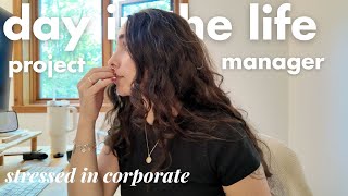 day in the life of a project manager working remotely in the country | a lot of meetings & pressure