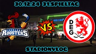 Iserlohn Roosters⚫️⚪️🔵 vs 🔴🟡Düsseldorfer EG 30.12.24 31.Spieltag / Stadionvlog [NRW DERBY🏒🔥]