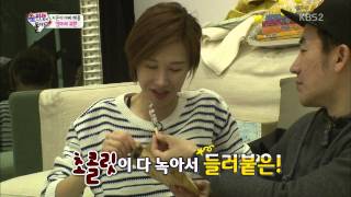 [HIT] 슈퍼맨이돌아왔다 - 훌쩍 큰 엄지온, 父 엄태웅 따라 청소까지 쓱싹. 20150329