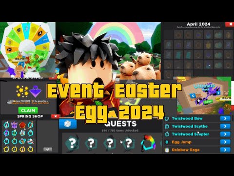 Update Treasure Quest Easter Egg event 2024  new codes  Roblox