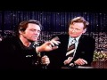 Jim Carrey on Conan singing Silent Night FUNNY