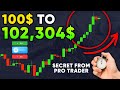 100$ to 102,304$ TOP-SECRET for Binary Options Trading! Pocket Option Strategy