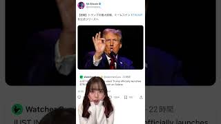 トランプ次期大統領の仮想通貨で億り人になった話　#暗号資産 #仮想通貨 #TRUMP #memecoin #BTC #bitcoin #crypto