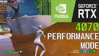 RTX 4070 + Ryzen 5 7600x | Performance Mode | Fortnite Chapter 4