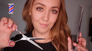 ASMR Barbershop Experience - Haircut and Shave Roleplay