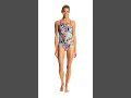 speedo flipturns women s rainbow riot propel back one piece swimsuit swimoutlet.com