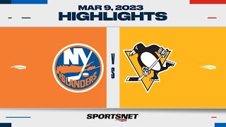 NHL Highlights | Islanders vs. Penguins - March 9, 2023