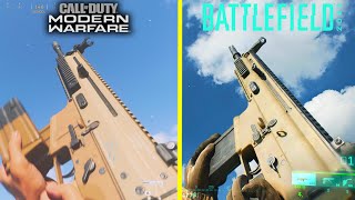 Battlefield 2042 vs Cod: Modern Warfare - Weapon Comparison