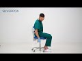 Demonstration of the functions of the Silverfox dental's stool 8C01