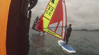 Windsufer LT race training at Hayama 復活したウィンドサーファー艇でレース練習！