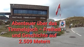 Erlebe die Fahrt über das legendäre Timmelsjoch mit dem Piaggio MP3 530