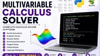 Multivariable Calculus Solver Using Python & SymPy | Complete Project with Source Code