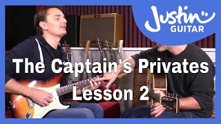 The Captain's Privates: Lesson 2. Lee's 1 on 1 lessons with Justin