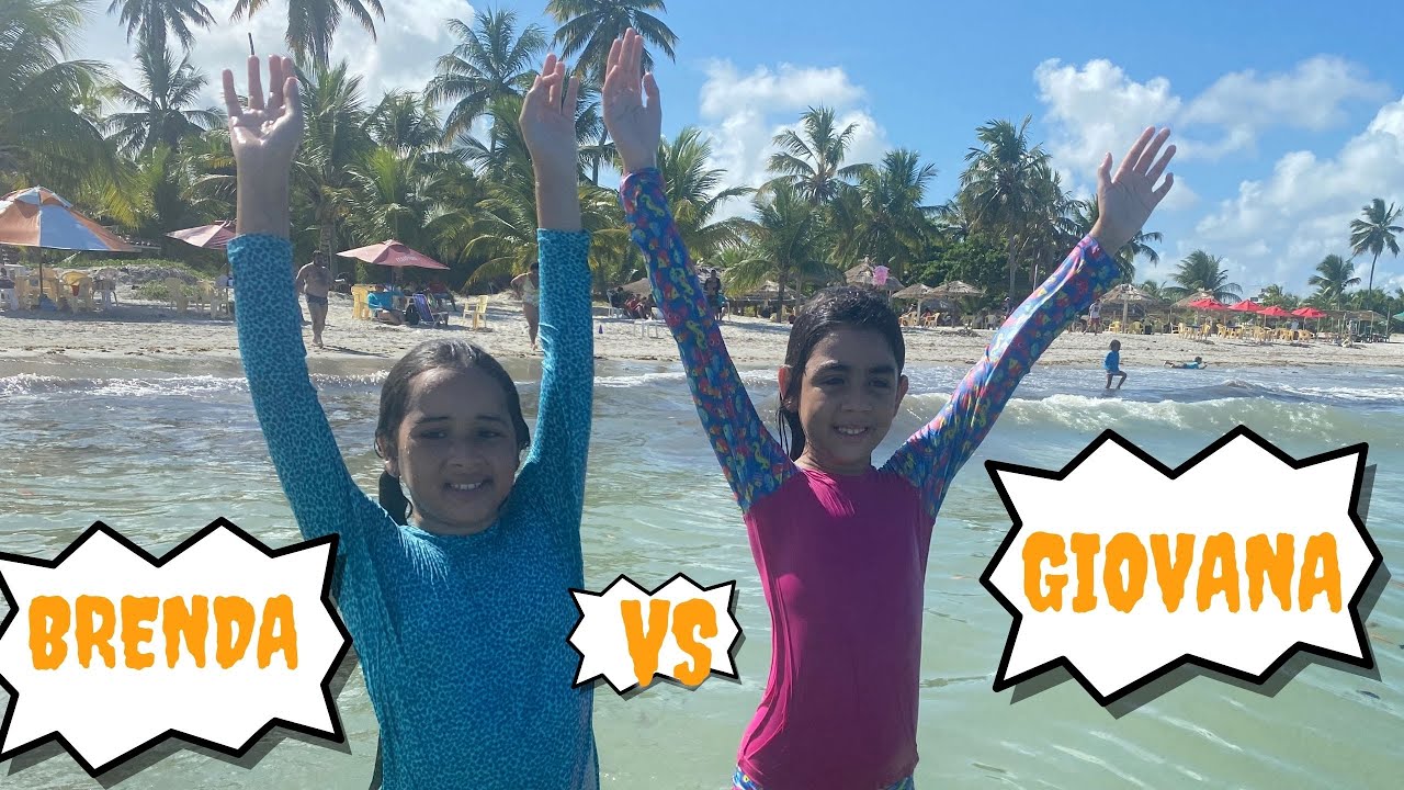 Um Dia Divertido Na Praia Youtube