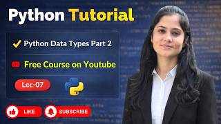 Python Data Types Explained in Hindi | String, Mapping & Boolean Types in Python | Python Tutorial