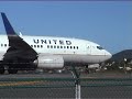 amazing plane landing and take off footage at maho beach st maarten