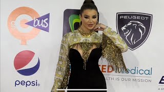 الراقصة جوهرة بفستان مثير في ختام مهرجان القاهرة السينمائي 2021