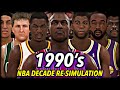 I Reset The NBA To 1990 And Re-Simulated THE WHOLE DECADE. | 1990's Decade Re-Simulation