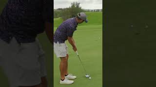 Wesley Bryan goes to gloat about his birdie putt to @Micahmorrisgolf BUT !!! 🤣 #golf #youtubegolf