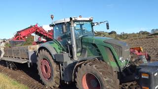 Autumn Potato Harvesting Wormit Fife Scotland