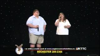 TJ and Terri - God Bless the USA (Lee Greenwood) - Eagles Cancer Telethon 2014