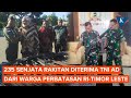 TNI AD Menerima 235 Senjata Rakitan Sisa Konflik dari Warga Perbatasan RI-Timor Leste