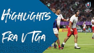 HIGHLIGHTS: France 23-21 Tonga - Rugby World Cup 2019