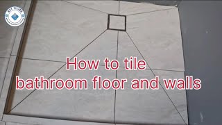 how to tile bathroom floor and walls#bathrooms #newproject #construction #bathroomtiles #diy #tiles