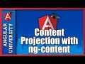 💥 Angular Content Projection with ng-content In Detail