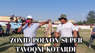 ZOXID POLVON SUPER TAVOQNI KÒTARDI BUGUN UZNDA KATTA KURASH BÒLDI