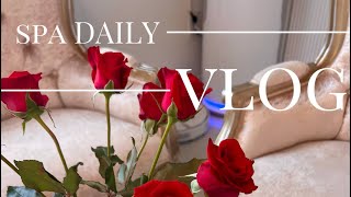 SPA shop vlog | 꽃꽂이 취미 , 짧은 하루루틴 | 힐링 | flowers , daily healing