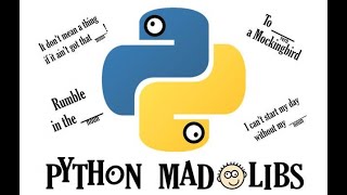 Making Mad Libs Generator in Python Part 2 #EasyShortTutorial