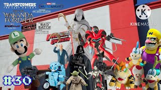 SLN: Unboxing Video with Luigi #30: 4 Star Wars Vintage, 3 Marvel Legends and 1 Transformers TLK Squ