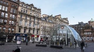 Glasgow Scotland walk Glasgow City Centre and St Enoch square #اسکاتلند #گلاسگو #foryou #travel