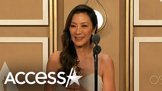 Michelle Yeoh Celebrates 'Shattering' Oscars Glass Ceiling