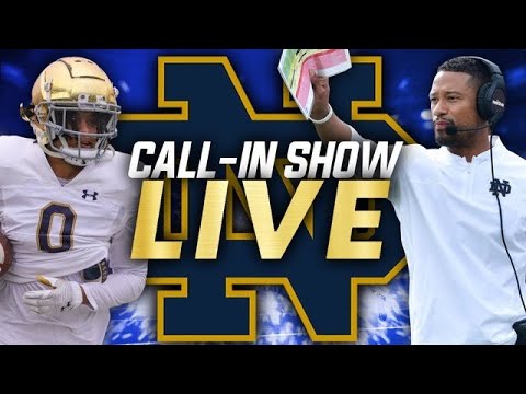 Notre Dame Call In/Chat LIVE️Happy Blue & Gold Eve