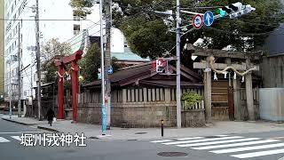 ★阪急大阪梅田駅１階中央口から大阪天満宮まで歩く