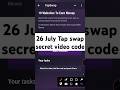 10 websites To Eran Money Tapswap video code ☑️/ tapswap video code today 🔥