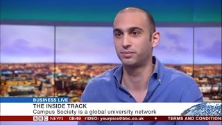 Rashid Ajami, CEO of Campus Society on BBC Business (07 March 2017)