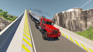 Acelerando No Maximo Na Rampa Com O Caminhão Tritrem Beamng Drive!