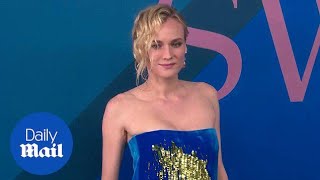 She wore blue velvet! Diane Kruger rocks carpet at CFDA Awards - Daily Mail