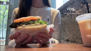 sub)vlog.社会人の日常ブイログ🧺新しいインテリアとコスメ,出社日のランチ🍴自炊記録💌